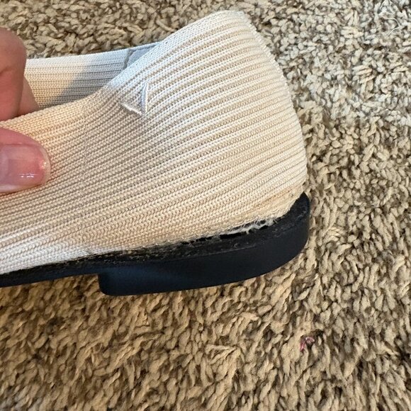 Vivaia cream Margot knit flats - Picture 2 of 7